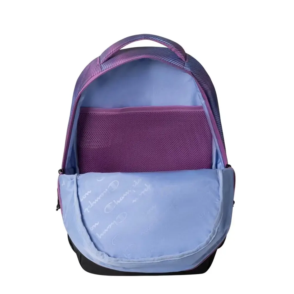 Champion Center Backpack Blue/Pink School Laptop Travel gym Lightweight  New